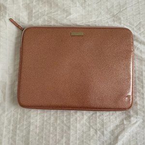 Kate Spade Laptop Sleeve for 13in Laptop in Pink Glitter